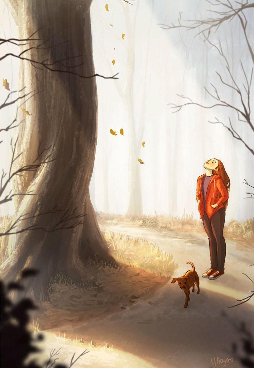 Living-With-Dog-Illustrations-Yaoyaomva