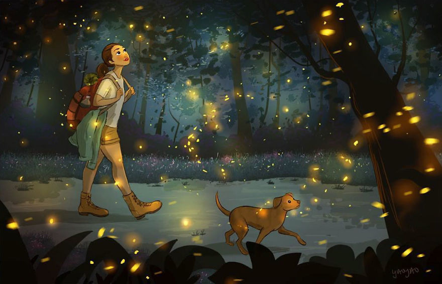 Living-With-Dog-Illustrations-Yaoyaomva