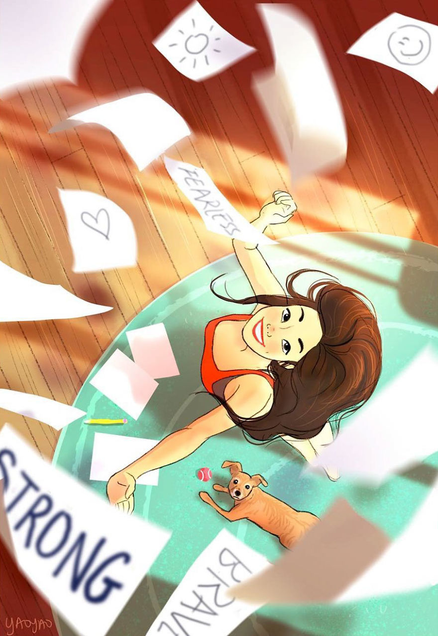 Living-With-Dog-Illustrations-Yaoyaomva