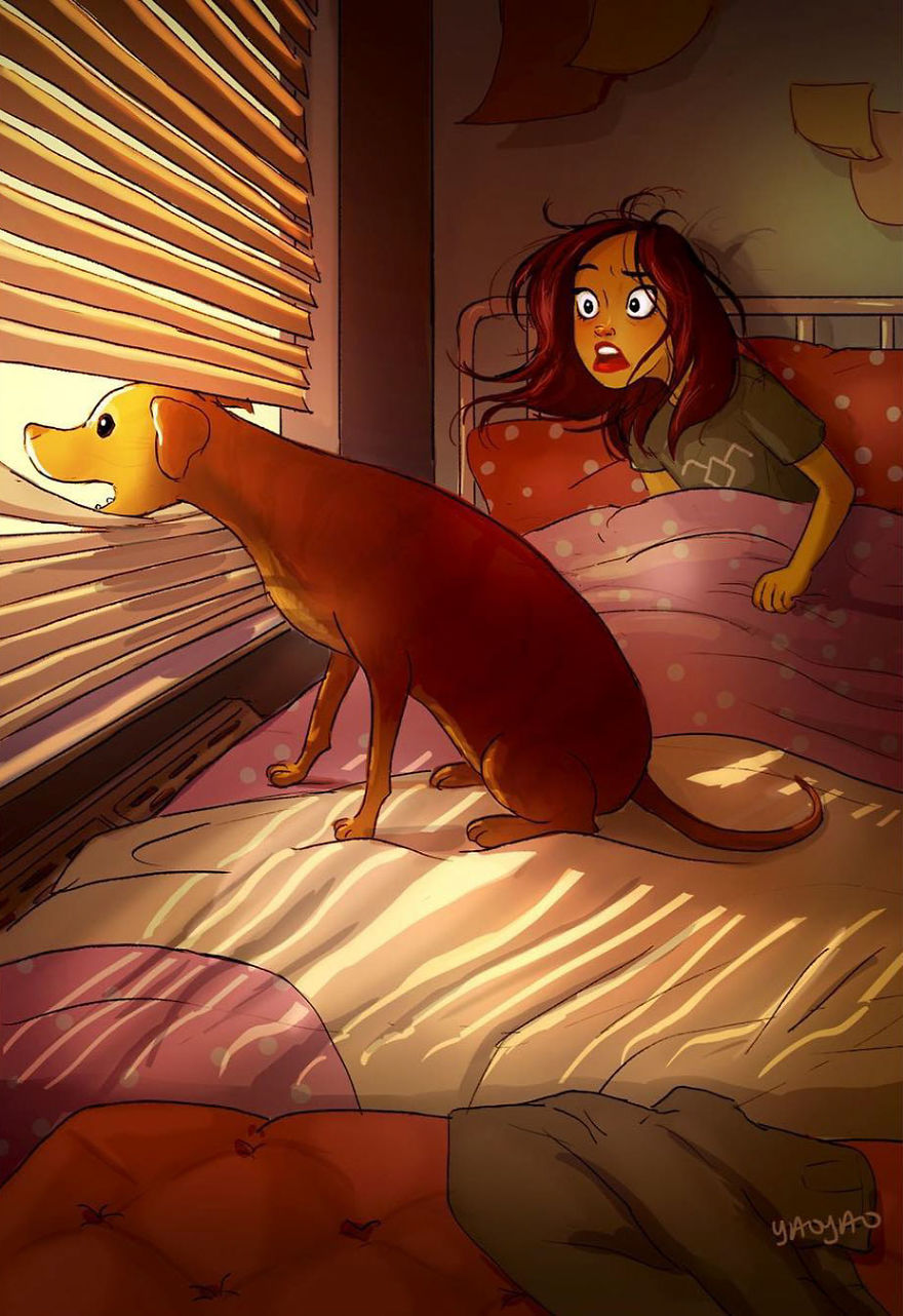 Living-With-Dog-Illustrations-Yaoyaomva