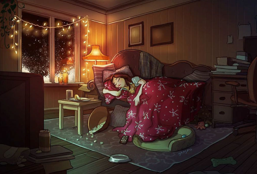 Living-With-Dog-Illustrations-Yaoyaomva