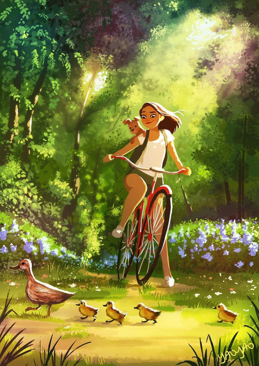 Living-With-Dog-Illustrations-Yaoyaomva