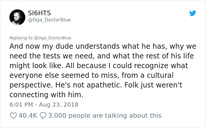 Patient Doesn't Understand His Diagnosis Until Black Doctor Steps In, Shows 'Why We Need More Black Men In Medicine'