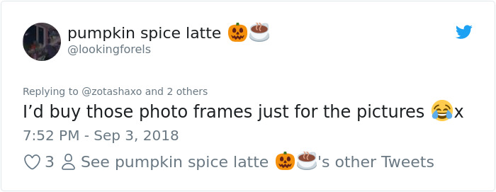 This Charity Shop Added A Picture Of Jeff Goldblum In Every Photo Frame They Had And It's Amusing