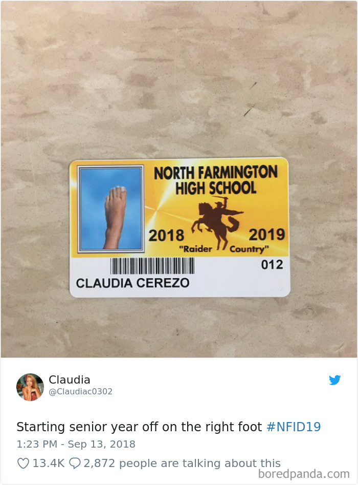 Funny Senior Student Id
