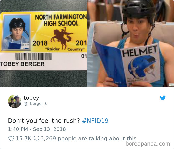 Funny Senior Student Id