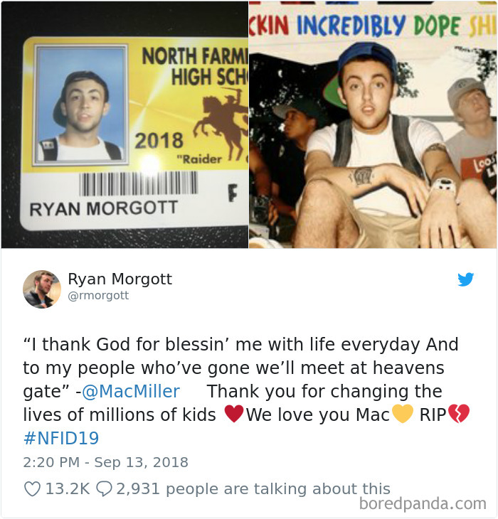 Funny Senior Student Id