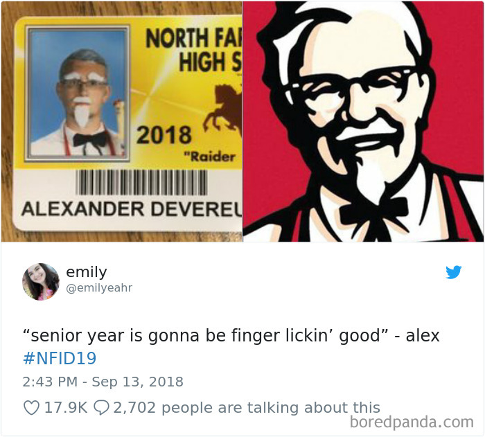 Funny Senior Student Id