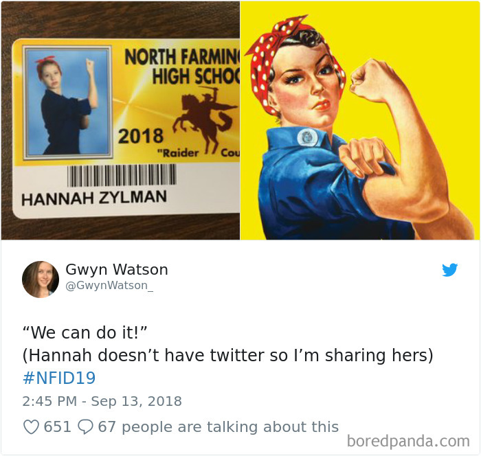 Funny Senior Student Id