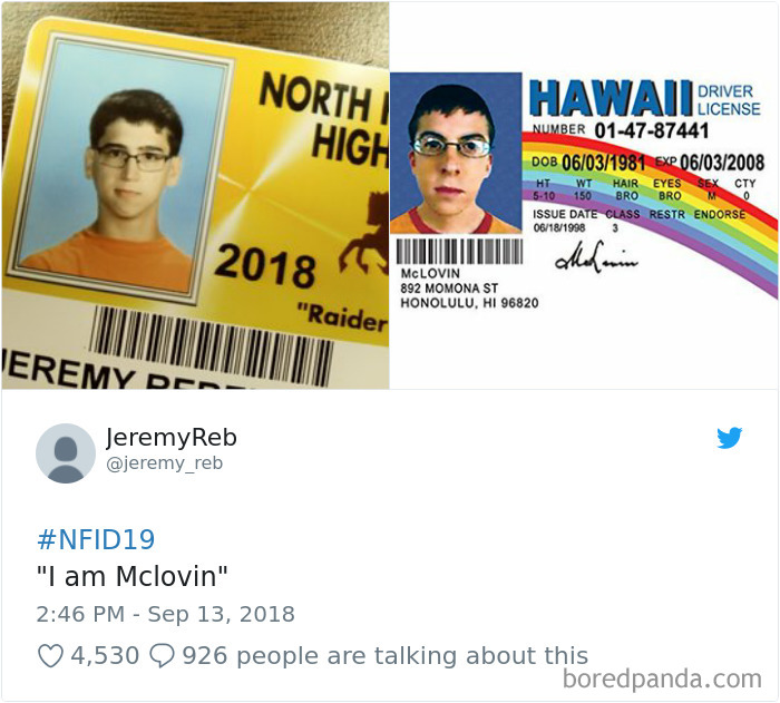 Funny Senior Student Id