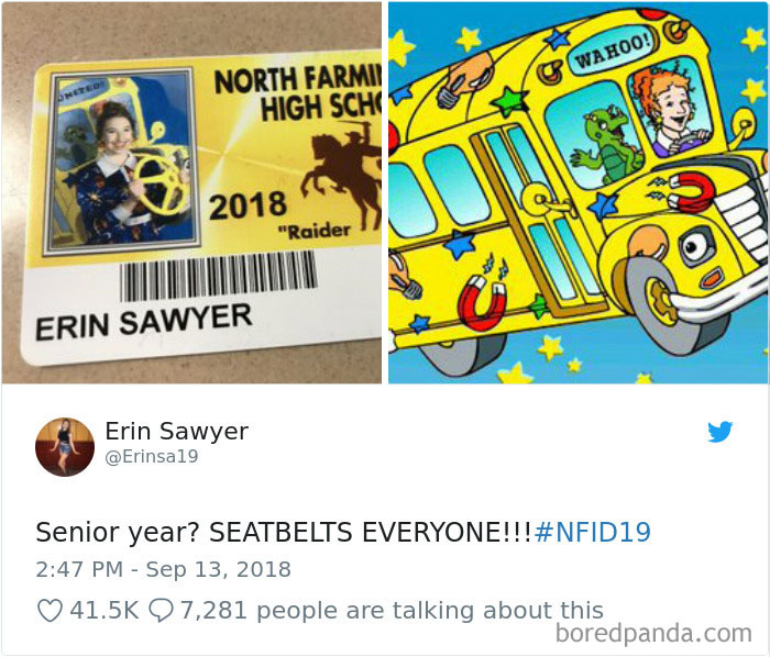 Funny Senior Student Id