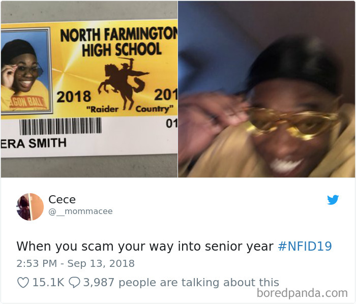 Funny Senior Student Id