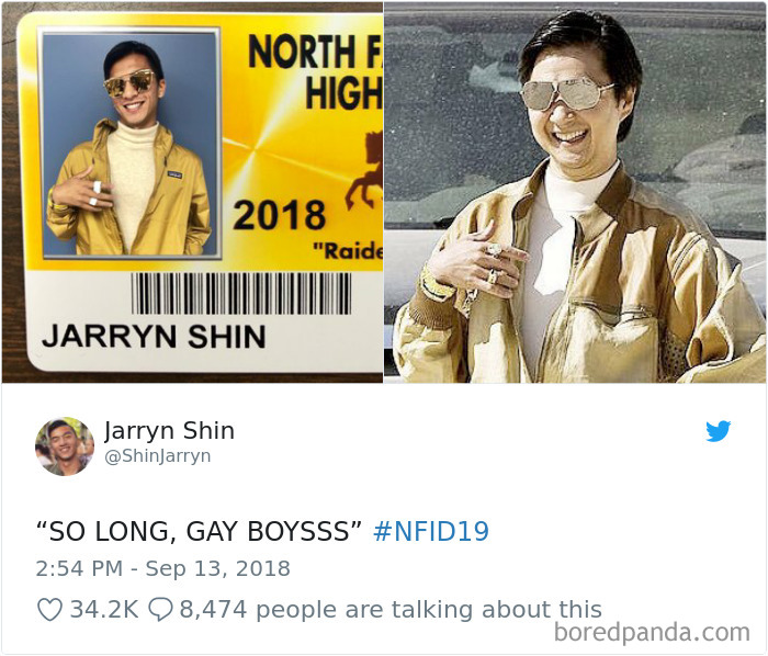 Funny Senior Student Id