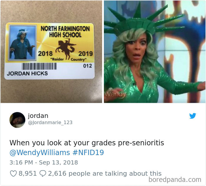 Funny Senior Student Id