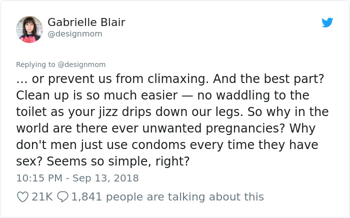 Mom-Of-Six Explains Why "Men Cause 100% Of Unplanned Pregnancies" And Many Agree Mom-Of-Six Explains Why "Men Cause 100% Of Unplanned Pregnancies" And Many Agree