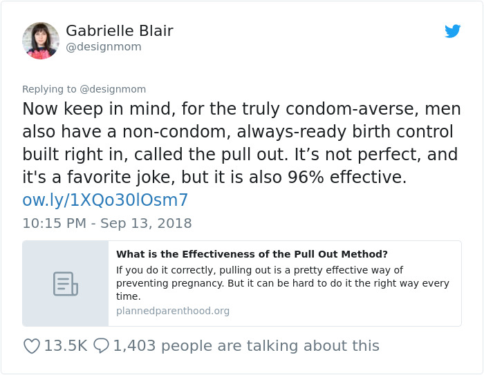 Mom-Of-Six Explains Why "Men Cause 100% Of Unplanned Pregnancies" And Many Agree Mom-Of-Six Explains Why "Men Cause 100% Of Unplanned Pregnancies" And Many Agree