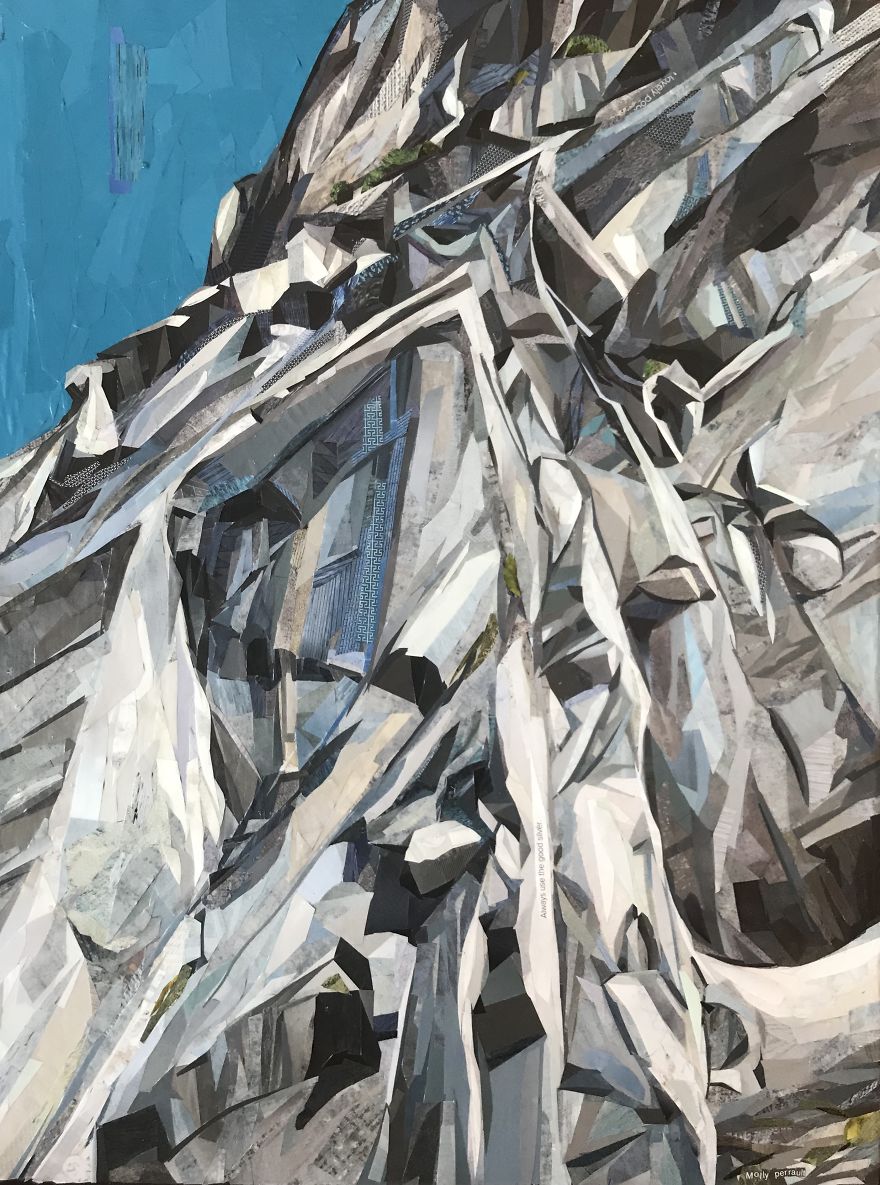 I Create Detailed & Colorful Artwork With Only Scraps Of Magazine Paper - No Paint.