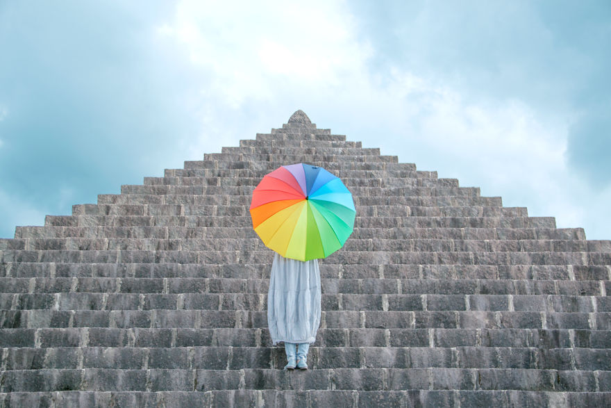 She Tries To Be A Rainbow In Someone’s Sky