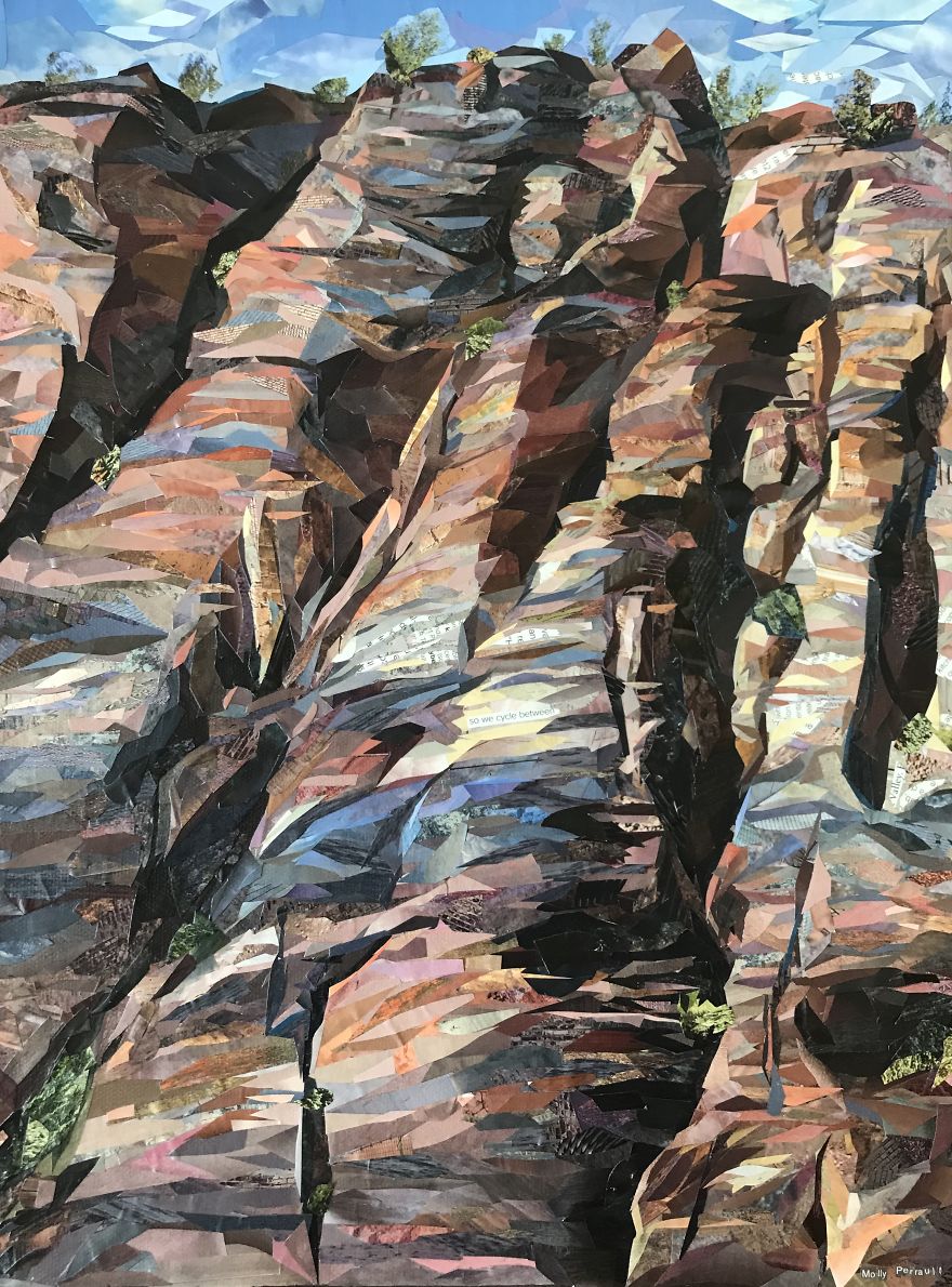 I Create Detailed & Colorful Artwork With Only Scraps Of Magazine Paper - No Paint. I Create Detailed & Colorful Artwork With Only Scraps Of Magazine Paper - No Paint.