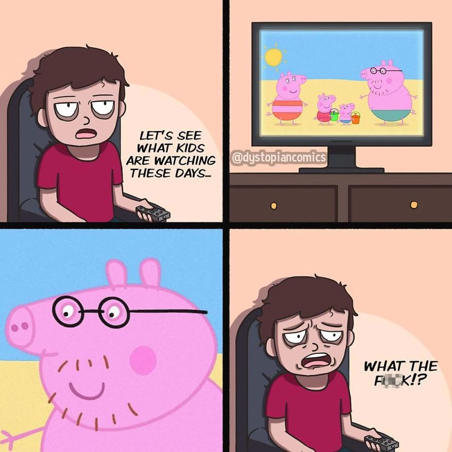 13 Dark/Dumb Ideas Made Into Comics By @dystopiancomics