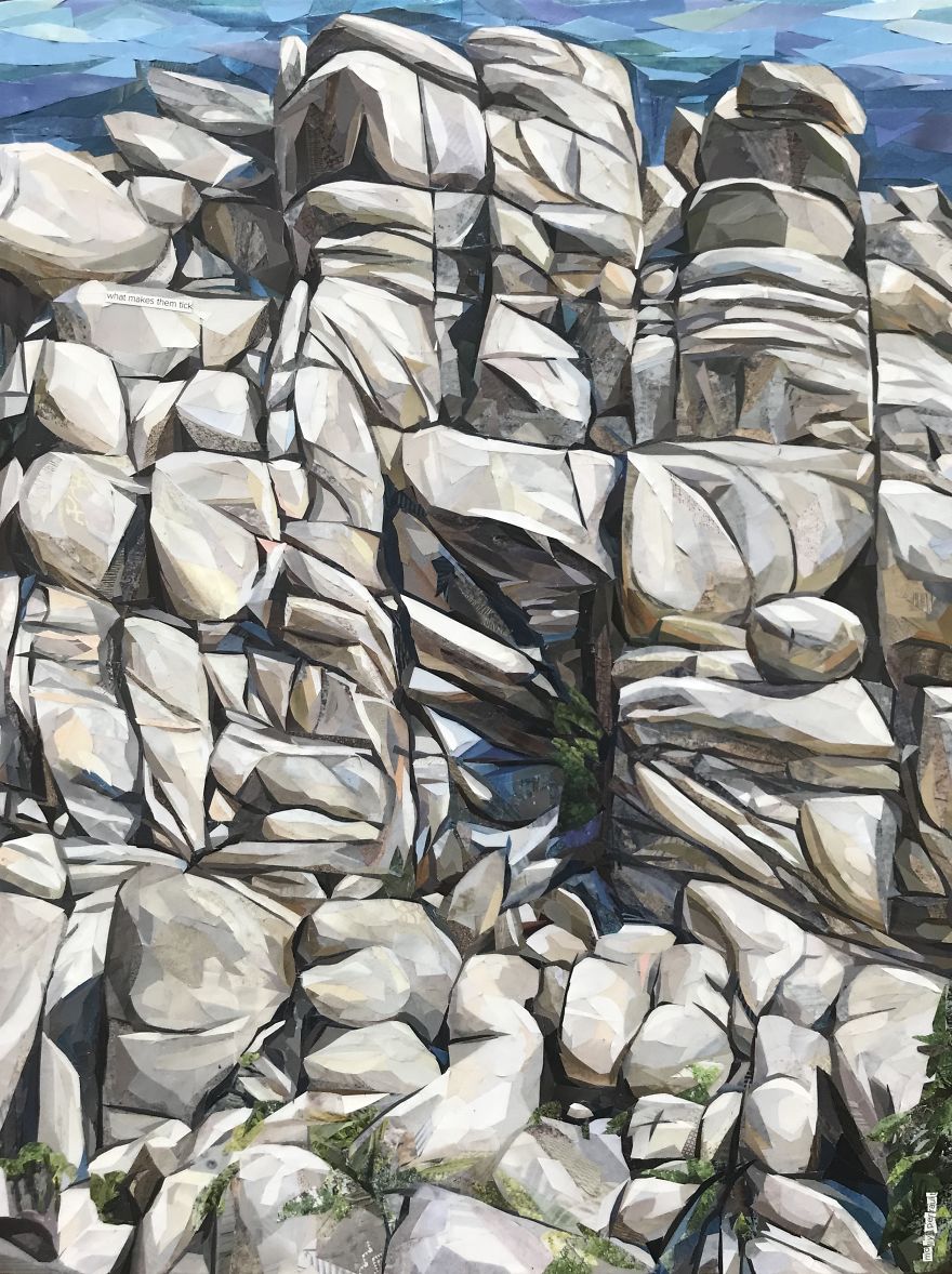 I Create Detailed & Colorful Artwork With Only Scraps Of Magazine Paper - No Paint. I Create Detailed & Colorful Artwork With Only Scraps Of Magazine Paper - No Paint.