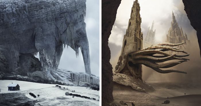 Artist Creates Surreal Landscapes That Balances Between Nature And Another Dimension