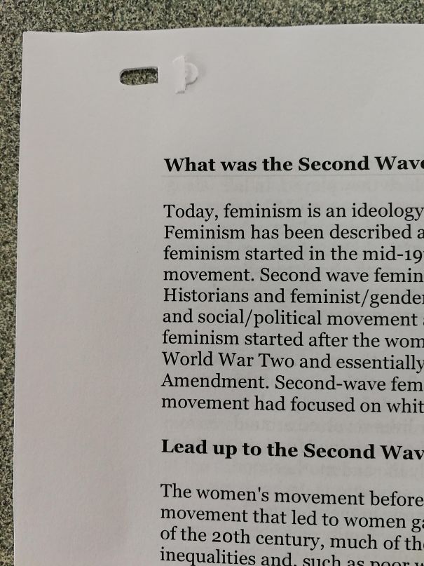 An Environmentally Friendly, Staple-Free Staple