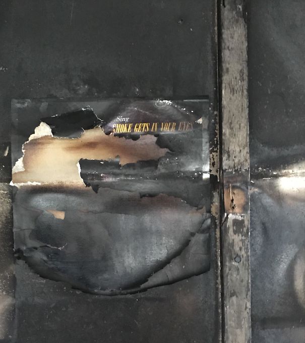 My Best Friends Music Studio Burned To The Ground. This Album Cover Left A Chilling Message Behind