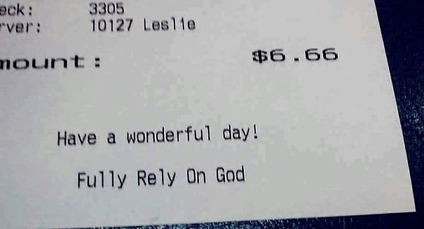 The Total And The Message Couldn't Match Up Better