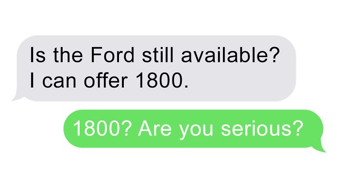 Guy Tries To Sell His Truck Online, Regrets It After These Texts From The Worst Buyer Ever