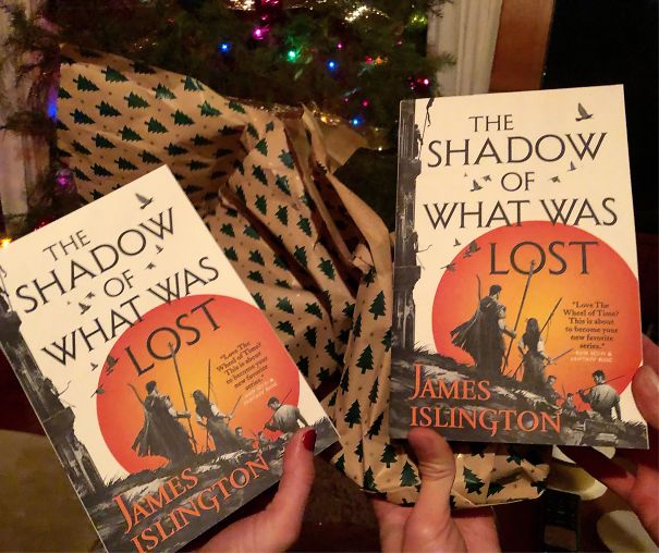 Tried A New Christmas Tradition From Iceland This Year Where You Exchange Books On Christmas Eve... My Wife And I Bought Each Other The Same Book And Even Used The Same Wrapping Paper In Store At Completely Different Times