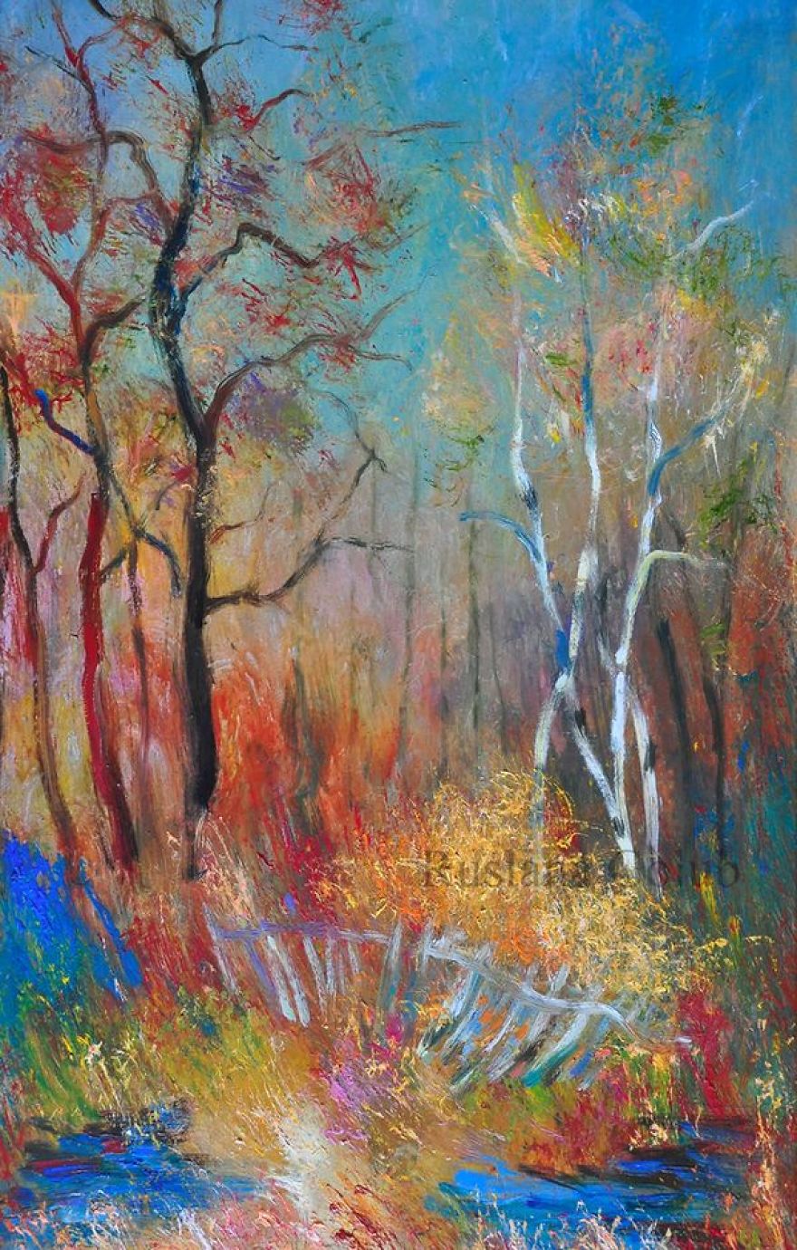 Autumn Paintings In Impressionist Style By Ruslana Golub Autumn Paintings In Impressionist Style By Ruslana Golub