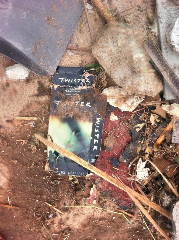 I Found A Copy Of ‘Twister’ While Cleaning Up After A Tornado