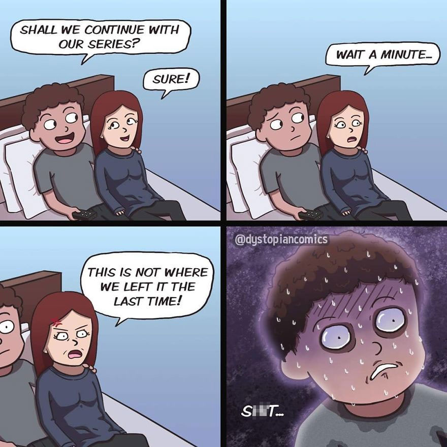 13 Dark/Dumb Ideas Made Into Comics By @dystopiancomics