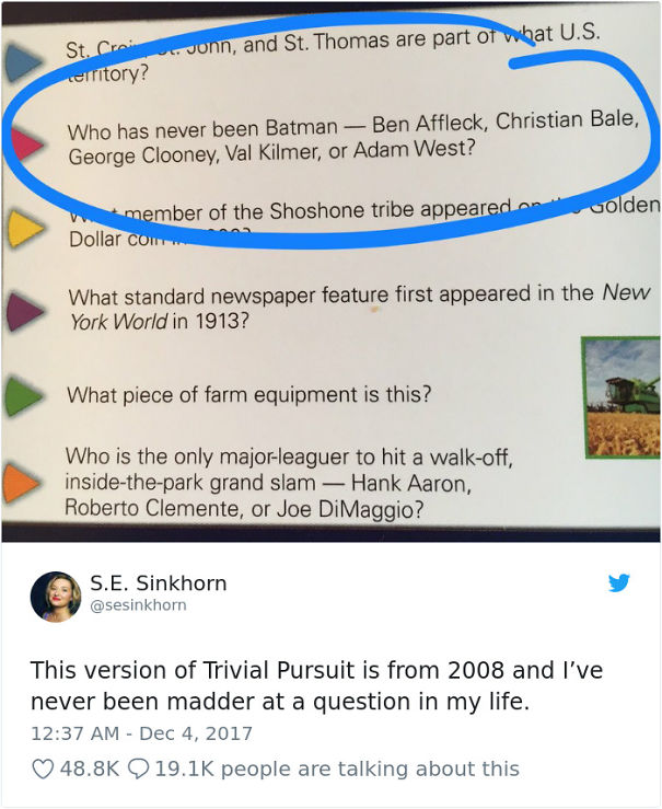 Who Has Never Been Batman?