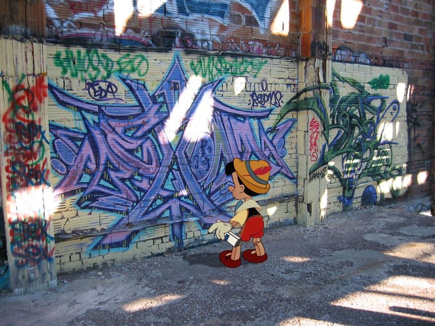 Artist Creates Unhappy Ending To Disney Characters