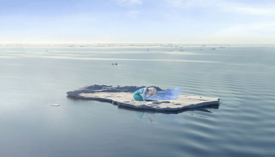 Artist Creates Unhappy Ending To Disney Characters