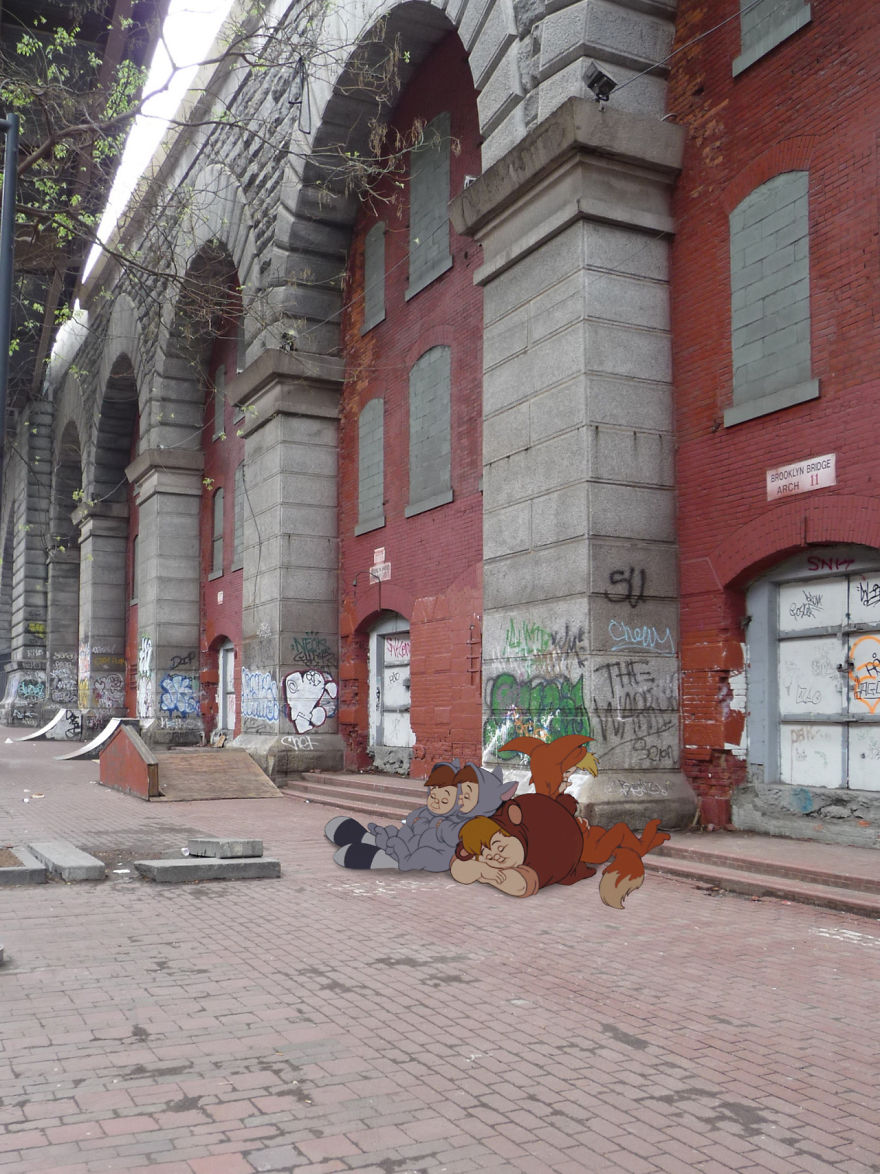 Artist Creates Unhappy Ending To Disney Characters