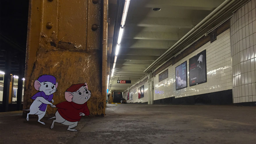 Artist Creates Unhappy Ending To Disney Characters