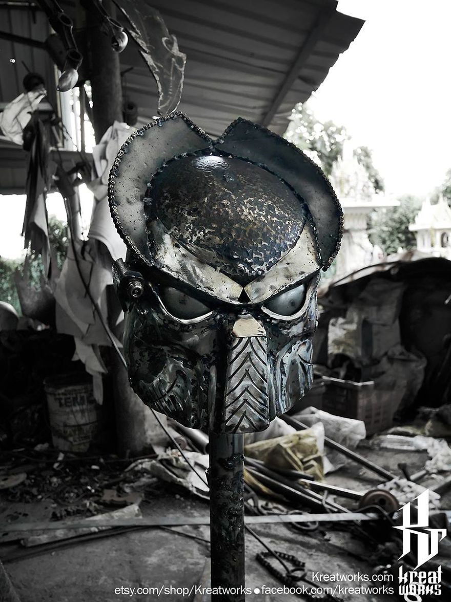 Artist Uses Recycled Metal To Make His Sculptures And The Result Is Incredible