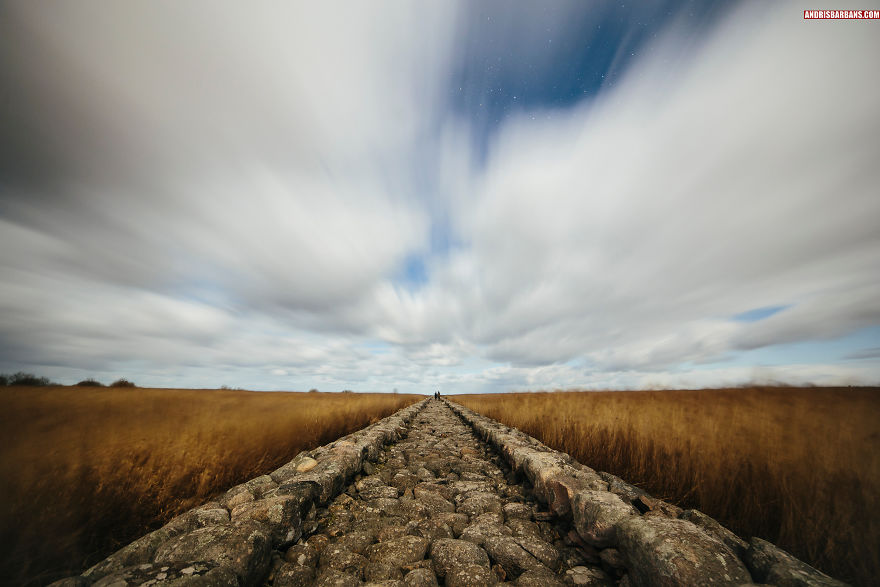 Stone Pier In Ainazi