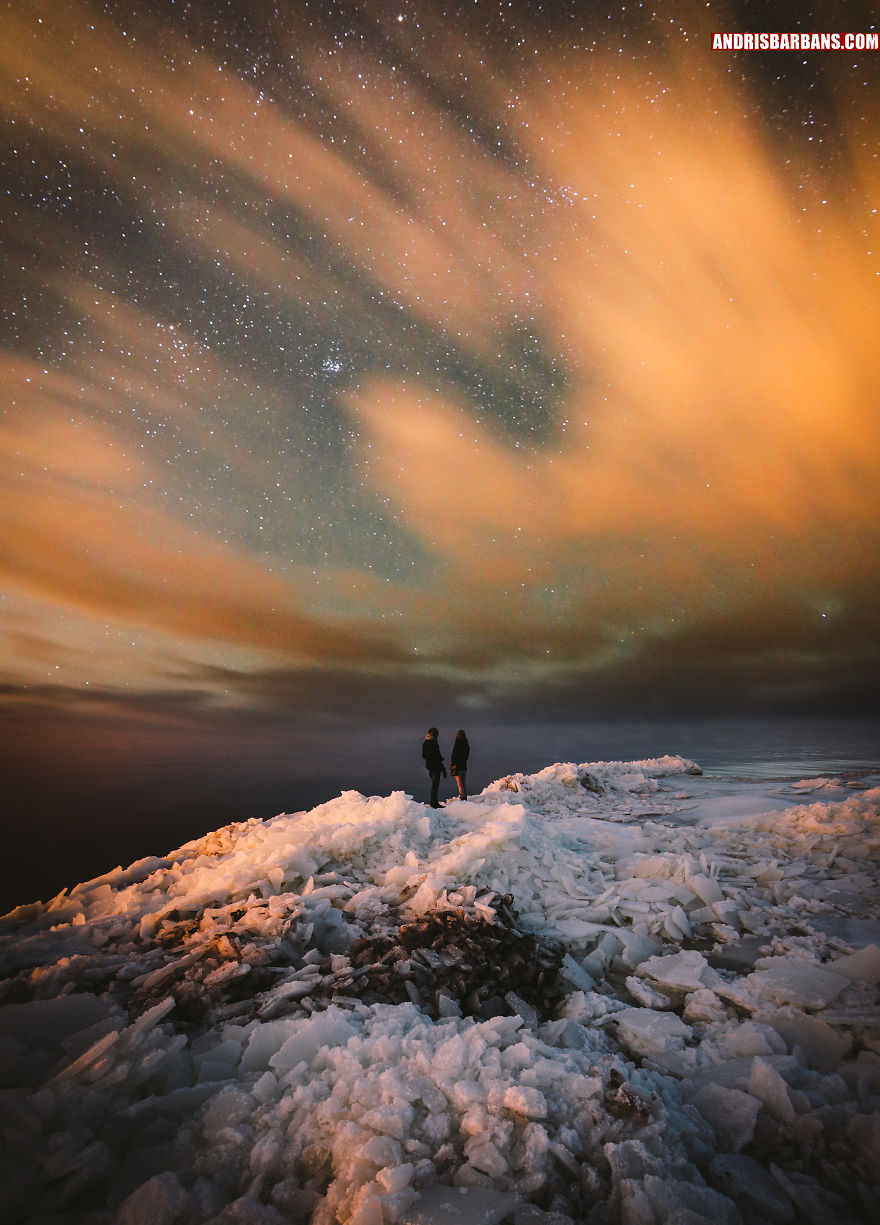 Riga Beach In Winter