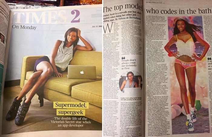 Internet Trolls Make Fun Of This Victoria's Secret Model For Saying She Can Code, Get Shut Down With Perfect Reply Internet Trolls Make Fun Of This Victoria's Secret Model For Saying She Can Code, Get Shut Down With Perfect Reply