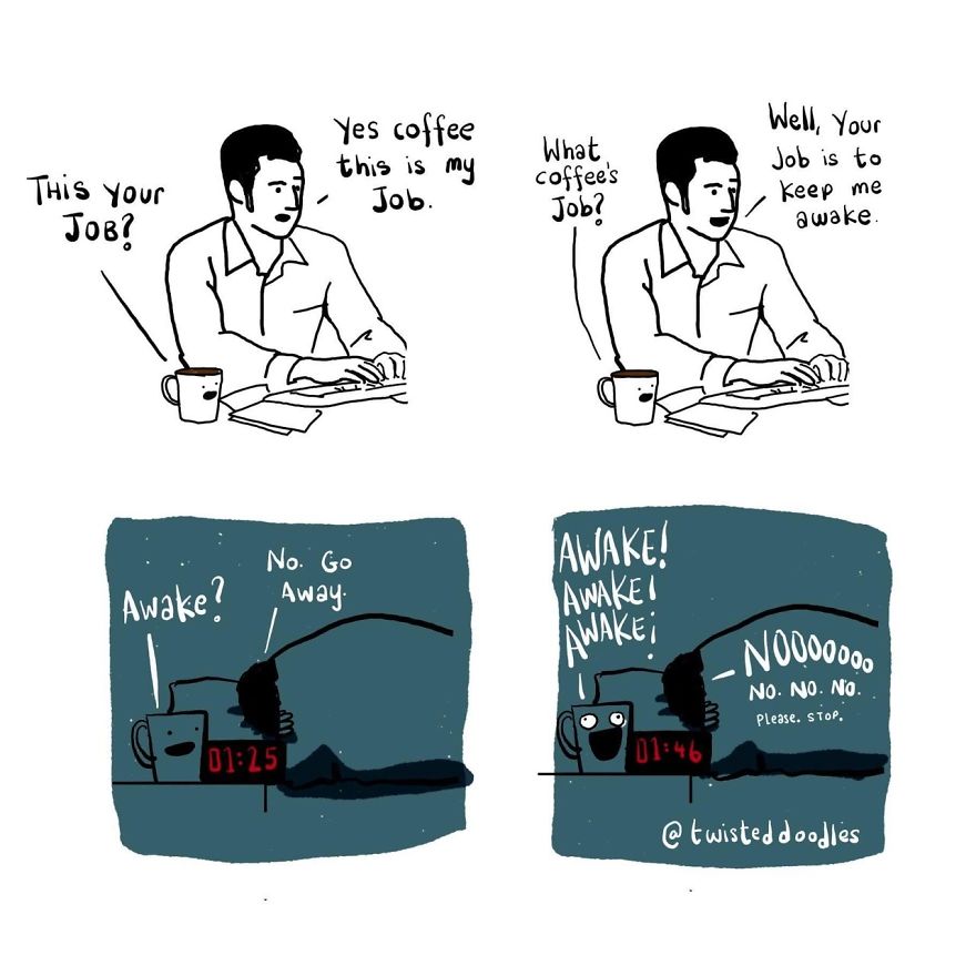 Coffee Helps You Stay Awake