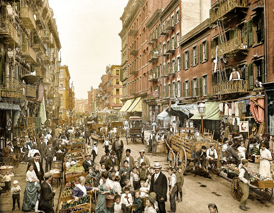 Mulberry Street, New York, 1900