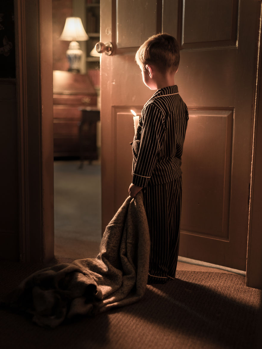 Middletown, Va, USA- Boy At A Hotel (The Image Inspired By Host Stories We Heard About That Hotel)