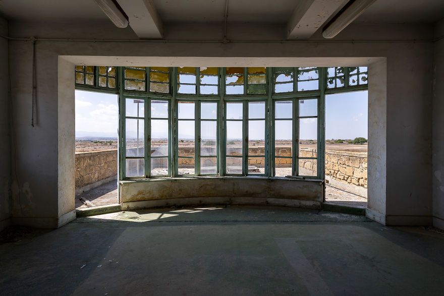 View From Inside The Air Traffic Control Tower