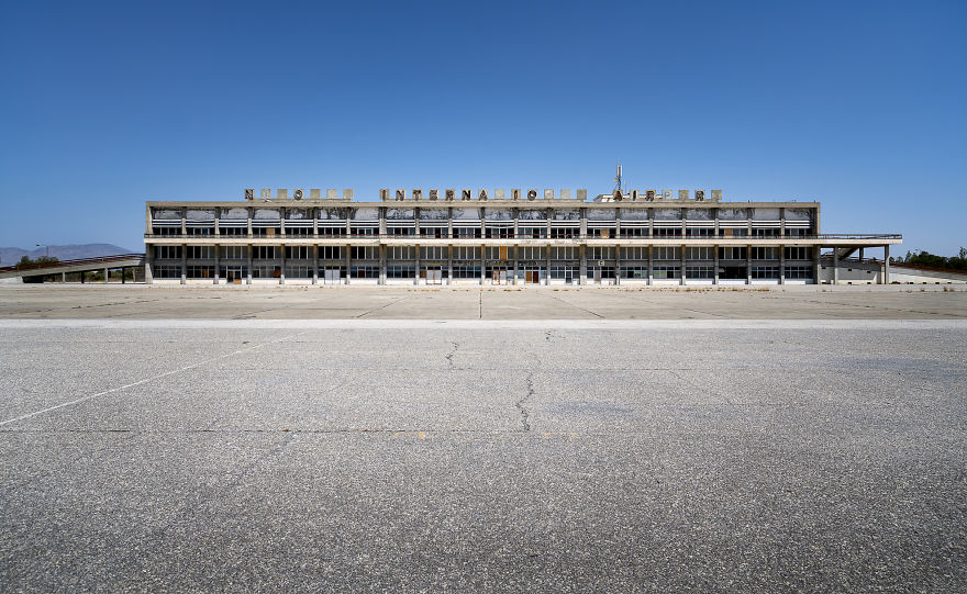 Frontal View Of The Airport