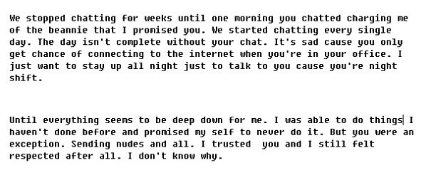 An Open Letter To The Man Who Owns My Heart But Never Accepted It.