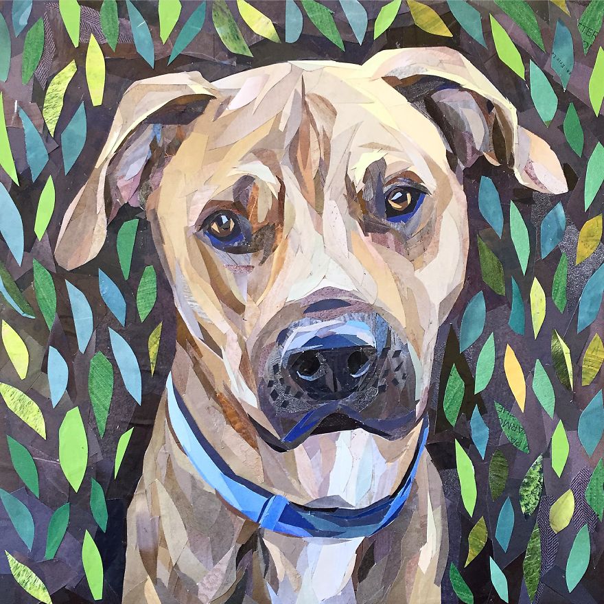 I Create Detailed & Colorful Artwork With Only Scraps Of Magazine Paper - No Paint. I Create Detailed & Colorful Artwork With Only Scraps Of Magazine Paper - No Paint.